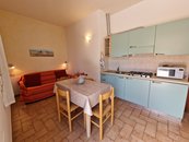 Bilocale ALBANA con cucina e divano letto per due, camera matrimoniale e bagno - Agritourisme La Sabbiona